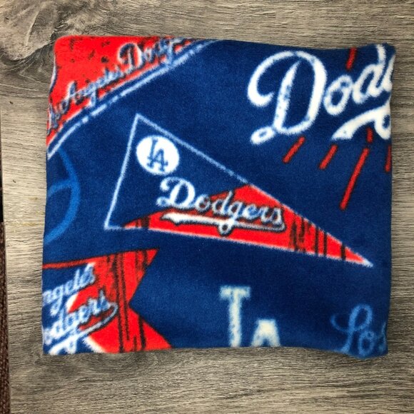 MLB Los Angeles LA Dodgers neck gaiter neck warmer fleece Scarf Tube gator - Picture 1 of 8